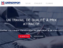 Tablet Screenshot of grimonpon.fr